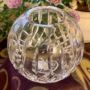 Waterford Lismore Rose Bowl 7” Lead Crystal - Excellent Condition, Minor…